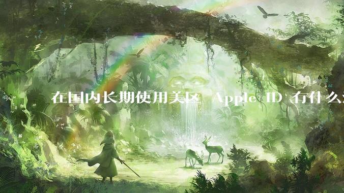在国内长期使用美区 Apple ID 有什么注意事项？